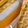  Goyard Plumet Pocket Wallet Strap Bag Yellow #3409 - Image 8