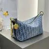  Dior Diorstar Hobo Bag with Chain Blue Denim Pouch #3485 - Image 18