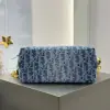  Dior Diorstar Hobo Bag with Chain Blue Denim Pouch #3485 - Image 15
