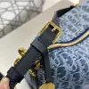  Dior Diorstar Hobo Bag with Chain Blue Denim Pouch #3485 - Image 4