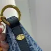  Dior Diorstar Hobo Bag with Chain Blue Denim Pouch #3485 - Image 2