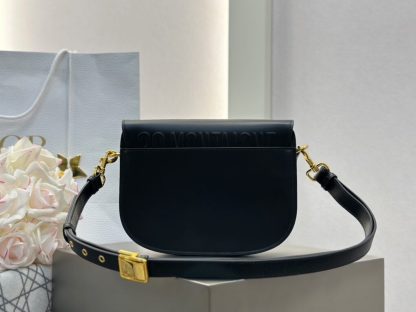  Dior Medium Dior Bobby Bag Black Box Calfskin #3487 - Image 13