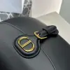  Dior Medium Dior Bobby Bag Black Box Calfskin #3487 - Image 11