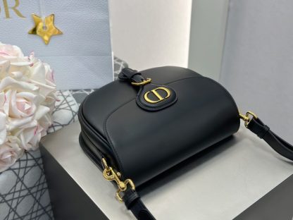  Dior Medium Dior Bobby Bag Black Box Calfskin #3487 - Image 12