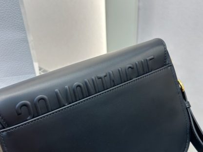  Dior Medium Dior Bobby Bag Black Box Calfskin #3487 - Image 3