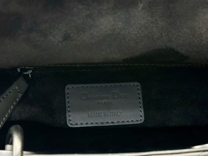  Mini Lady Dior Bag Black Ultramatte Cannage Calfskin #3479 - Image 3