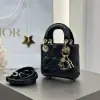  Dior Lady Dior Micro Bag Powder Pink Cannage Lambskin #3490 - Image 10