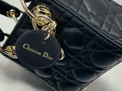  Dior Lady Dior Micro Bag Powder Pink Cannage Lambskin #3490 - Image 12