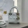 Replica Dior Lady Dior Micro Bag Latte Cannage Lambskin #3489