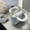  Dior Lady Dior Micro Bag Latte Cannage Lambskin #3489 - Image 9