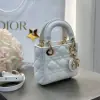  Dior Lady Dior Micro Bag Latte Cannage Lambskin #3489 - Image 4