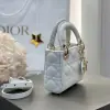  Dior Lady Dior Micro Bag Latte Cannage Lambskin #3489 - Image 3
