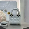  Dior Lady Dior Micro Bag Latte Cannage Lambskin #3489 - Image 5