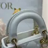  Dior Lady Dior Micro Bag Latte Cannage Lambskin #3489 - Image 15