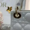  Dior Lady Dior Micro Bag Latte Cannage Lambskin #3489 - Image 12