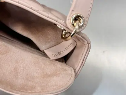  Dior Lady Dior Micro Bag Powder Pink Cannage Lambskin #3488 - Image 9