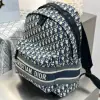  Dior DiorTravel Backpack Blue Dior Oblique Jacquard #3491 - Image 11