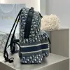  Dior DiorTravel Backpack Blue Dior Oblique Jacquard #3491 - Image 15