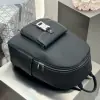  Dior Saddle Zip Backpack Men's Bag Book Bag Black Grained Calfskin #3483 - Image 8