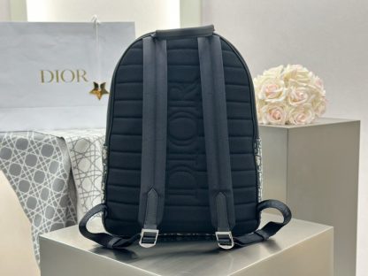  Dior Saddle Zip Backpack Men's Bag Book Bag Beige & Black #3481 - Image 15