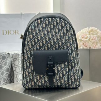 Replica Dior Saddle Zip Backpack Men's Bag Book Bag #3481