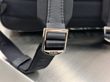  Dior Saddle Zip Backpack Men's Bag Book Bag Beige & Black #3481 - Image 2