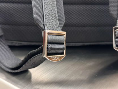  Dior Saddle Zip Backpack Men's Bag Book Bag Black #3482 - Image 6