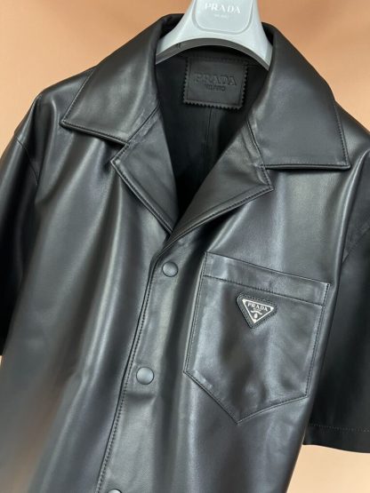  PRADA Nappa leather shirt Men 2024 #3392 - Image 2