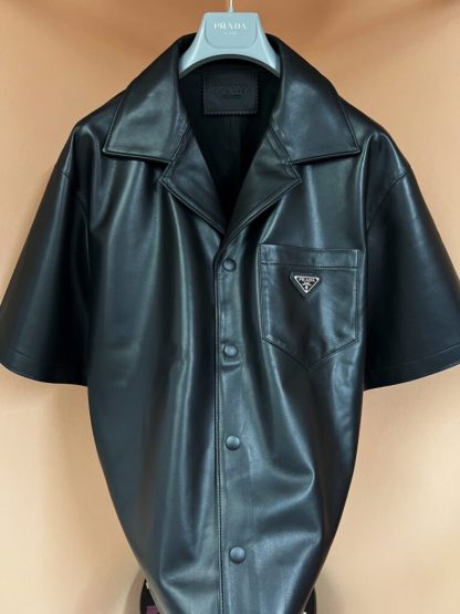  PRADA Nappa leather shirt Men 2024 #3392 - Image 6