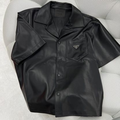  PRADA Nappa leather shirt Men 2024 #3392 - Image 8