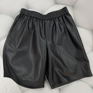 Replica PRADA Nappa leather Bermudas Men's Leather Shorts 2024 #3393