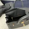  Hermes Birkin 25cm CK89 Noir Handmade Hand Stitching Togo Gold #3527 - Image 3