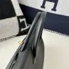  Hermes Birkin 25cm CK89 Noir Handmade Hand Stitching Togo Gold #3527 - Image 9