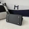  Hermes Birkin 25cm CK89 Noir Handmade Hand Stitching Togo Sliver #3526 - Image 6