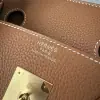  Hermes Birkin 30cm CC37 Gold Handmade Hand Stitching togo Gold #3525 - Image 4