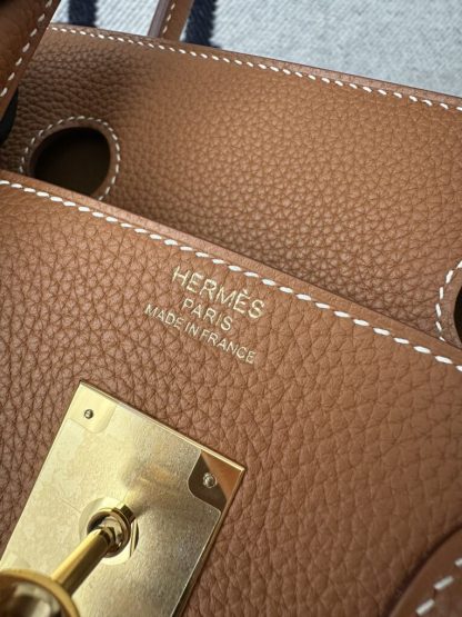  Hermes Birkin 30cm CC37 Gold Handmade Hand Stitching togo Gold #3525 - Image 4