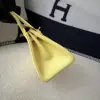  Hermes Birkin 25cm 1Z Jaune poussin Handmade Hand Stitching Epsom Gold #3519 - Image 3