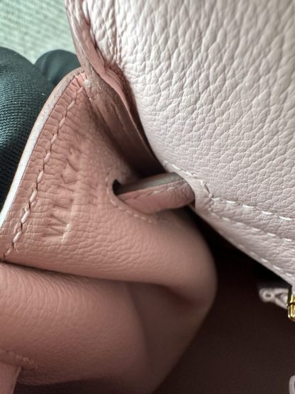  Hermes Birkin 25cm 3Q Pink Handmade Hand Stitching Swift Gold Hardware #3509 - Image 3