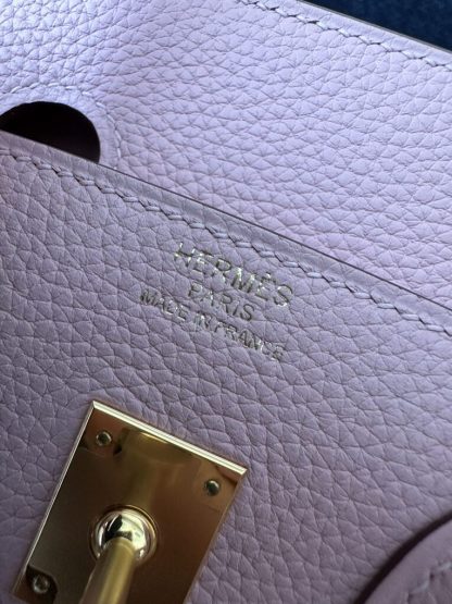  Hermes Birkin 25cm 3Q Pink Handmade Hand Stitching Togo Gold Hardware #3511 - Image 2