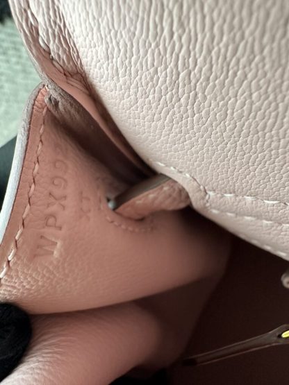 Hermes Birkin 25cm 3Q Pink Handmade Hand Stitching Togo Gold Hardware #3511 - Image 3