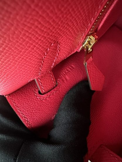  Hermes Kelly 25 Rose extreme Handmade Epsom Gold #3542 - Image 2