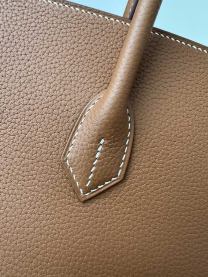  Hermes Birkin 35 CC37 Gold Handmade Togo Gold #3533 - Image 4