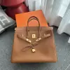  Hermes Birkin 35 CC37 Gold Handmade Togo Gold #3533 - Image 14