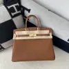  Hermes Birkin 35 CC37 Gold Handmade Togo Gold #3533 - Image 16