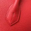  Hermes Birkin 35 Q5 Rouge casaque Handmade Togo Sliver #3534 - Image 4