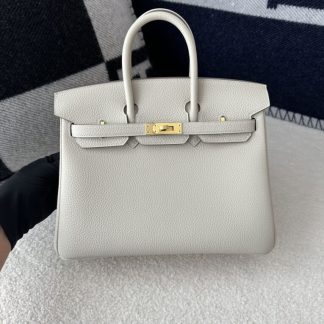 Replica Hermes Birkin 25cm CC10 Carie Handmade Hand Stitching Togo Gold Hardware #3505