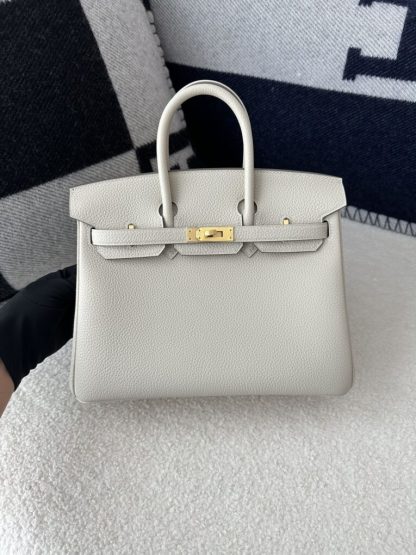 Replica Hermes Birkin 25cm CC10 Carie Handmade Hand Stitching Togo Gold Hardware #3505