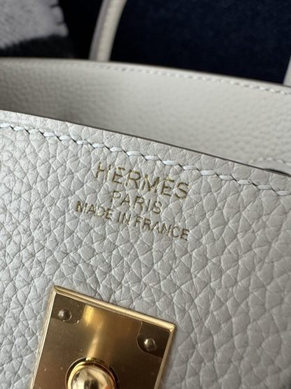  Hermes Birkin 25cm CC10 Carie Handmade Hand Stitching Togo Gold Hardware #3505 - Image 2