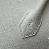 Hermes Birkin 30cm 01 Blank Handmade Hand Stitching togo Sliver #3530 - Image 10