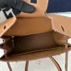  Hermes Birkin 25cm CC37 Gold Handmade Hand Stitching Epsom Leather Gold Hardware #3501 - Image 4